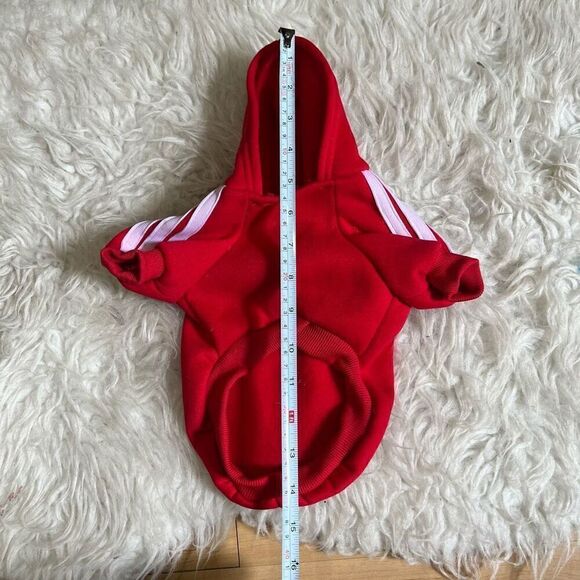 Adidog small pet sports outfit hoodie sweater - Picture 5 of 6